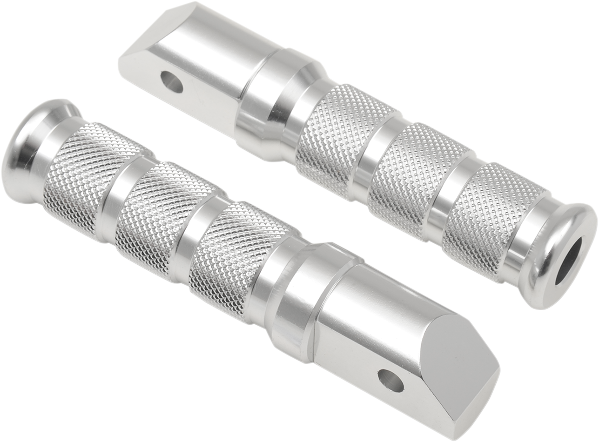 EMGO Rear Foot Pegs - Silver - Honda