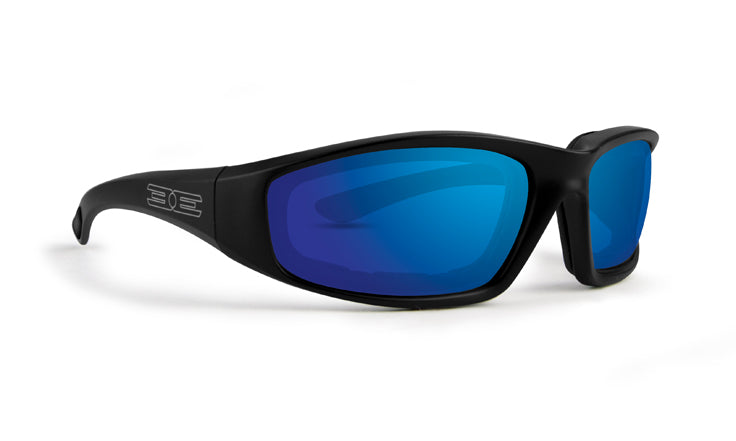 Epoch Eyewear Foam Sunglasses — Blue Mirror Lens
