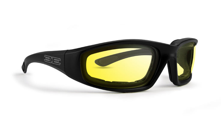 Epoch Eyewear Foam Riding Glasses — Yellow Lens