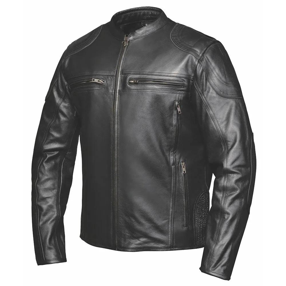 Alter Ego Highwayman - Men's Premium Leather Motorcycle Jacket