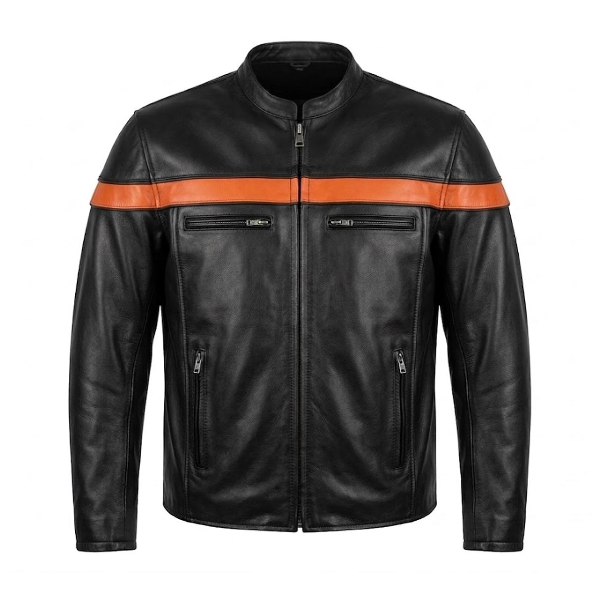 Alter Ego Blaze - Men's Premium Leather Motorcycle Jacket