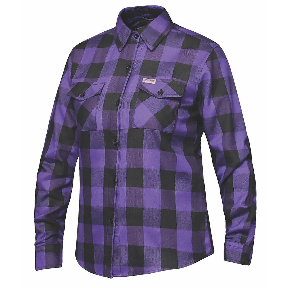 Unik Valkarie - Women's armored Motorcycle Flannel Shirt
