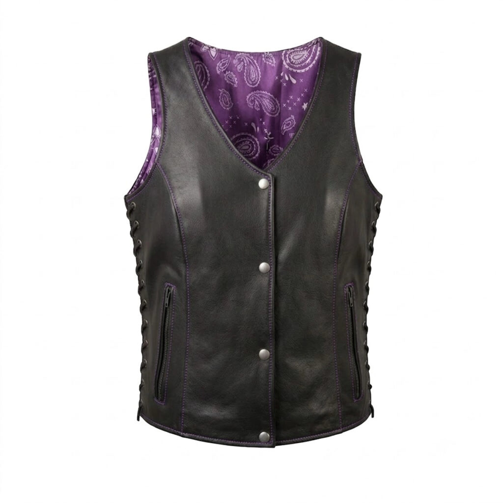 Alter Ego Verbena - Women's Motorcycle Leather Vest