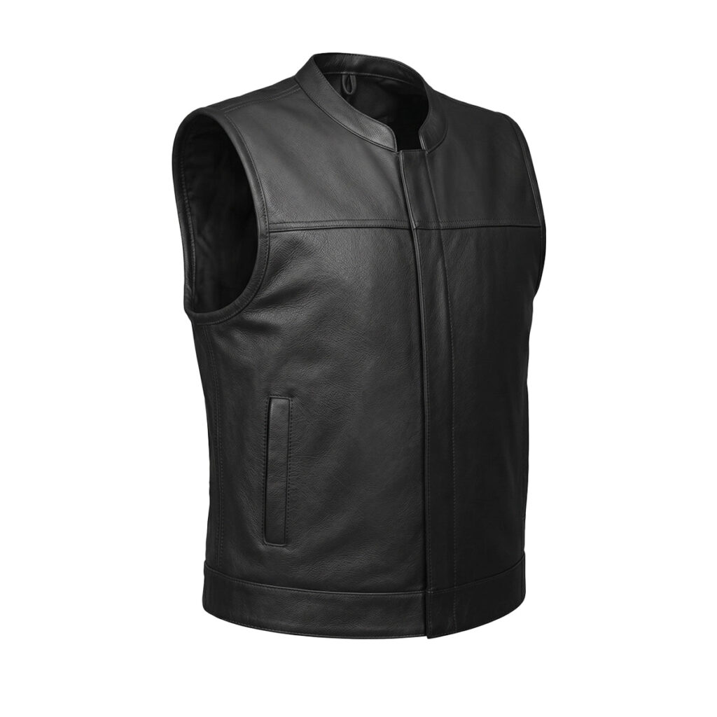 Alter Ego Commando - Men's SOA Style Club Leather Motorcycle Vest