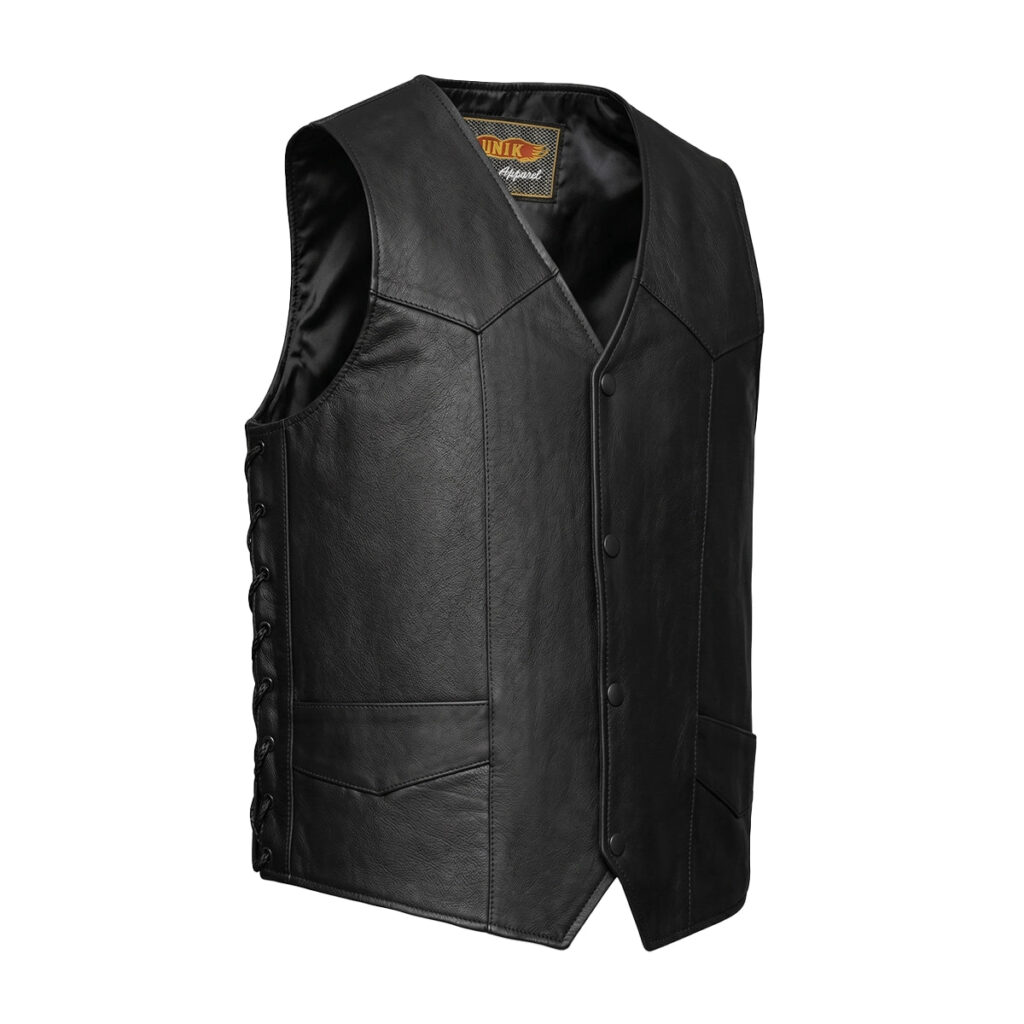 Alter Ego Madrid - Men's Premium Leather Motorcycle Vest