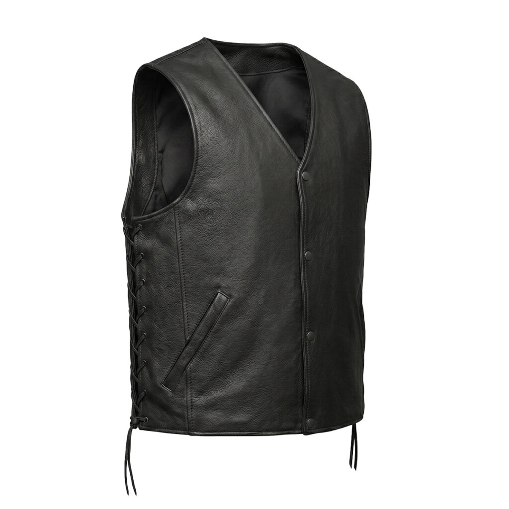 Alter Ego Mojave - Mens Ultra Leather Motorcycle Vest