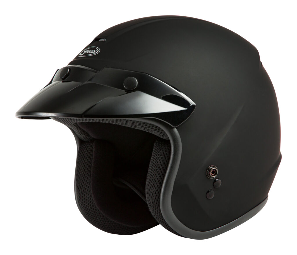 GMAX OF-2 Open-Face Helmet – Matte Black