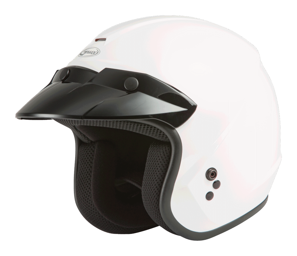 GMAX OF-2 Open-Face Helmet – White