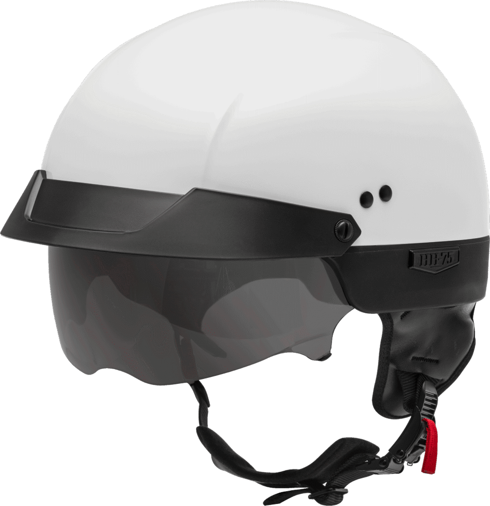 GMAX HH-75 Half Helmet – White