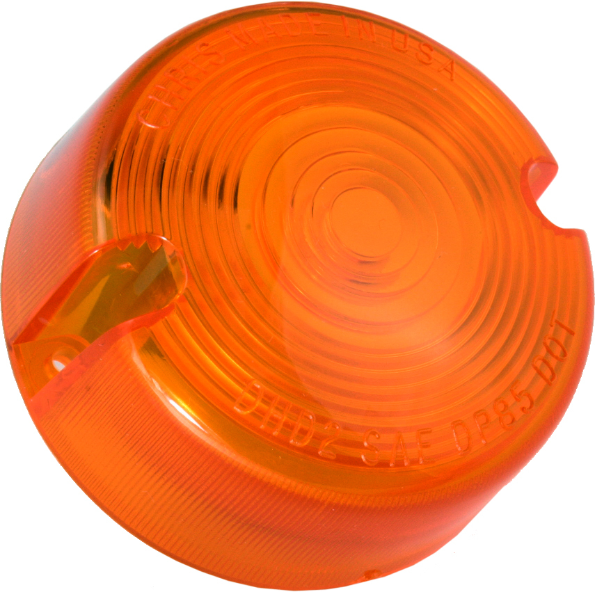 CHRIS PRODUCTS Turn Signal Lens Late XL Models Amber