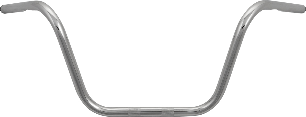 HARDDRIVE 1" Buckhorn-Bar 10" Rise Chrome — 21-577