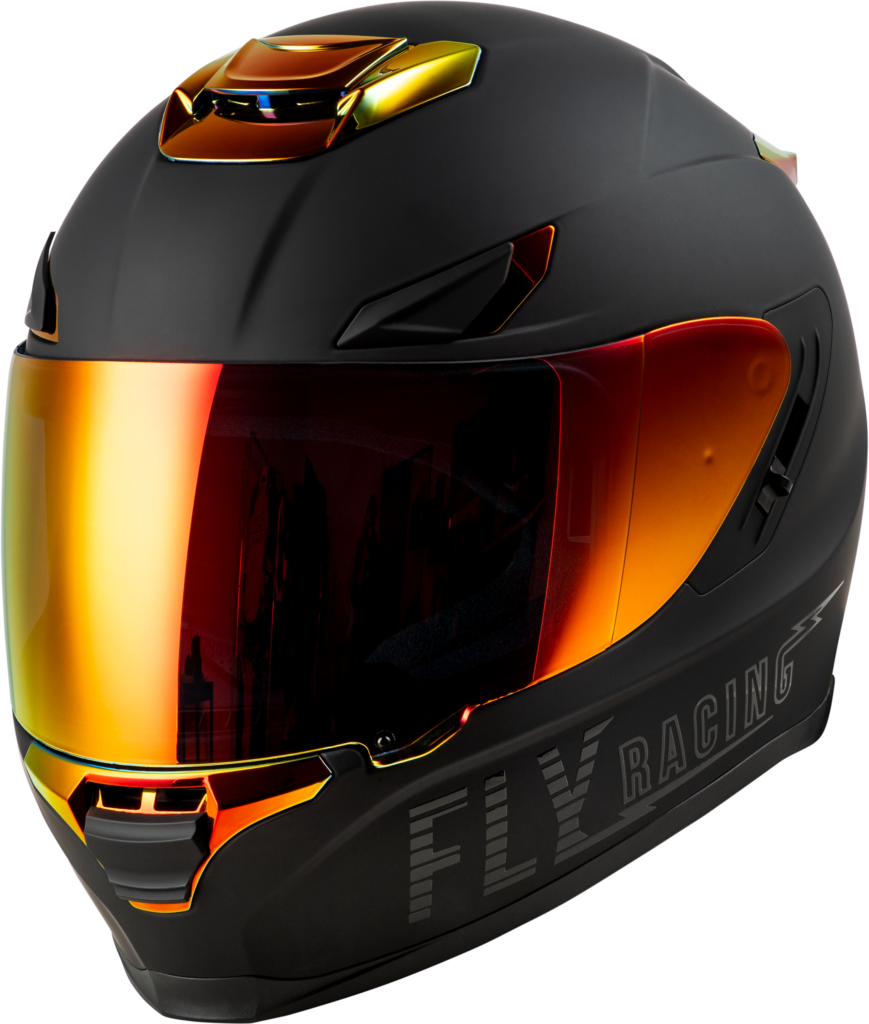 FLY RACING Sentinel Recon Helmet 2023 — Black/Fire Chrome