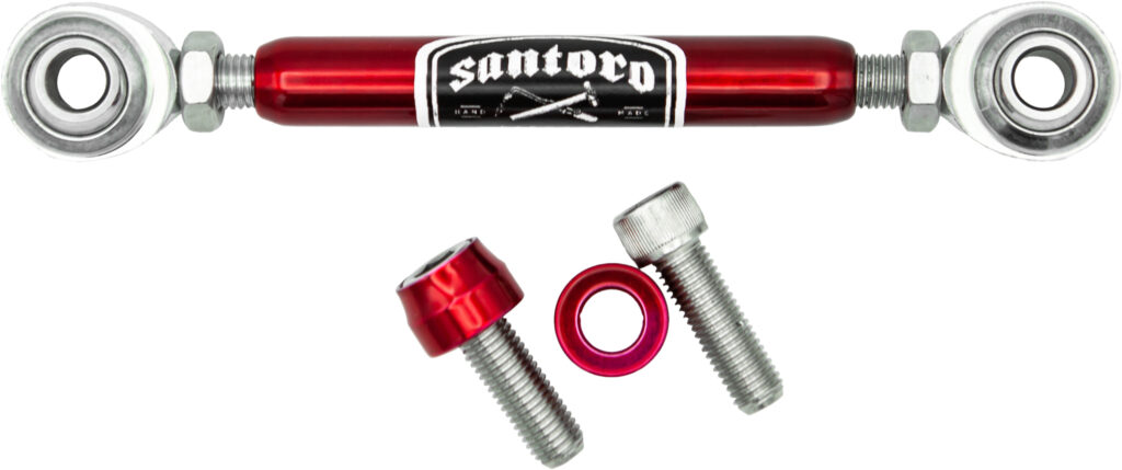 SANTORO FABWORX Shift Linkage Mid-Ctrls Red Dyna 99-17 — SF30022