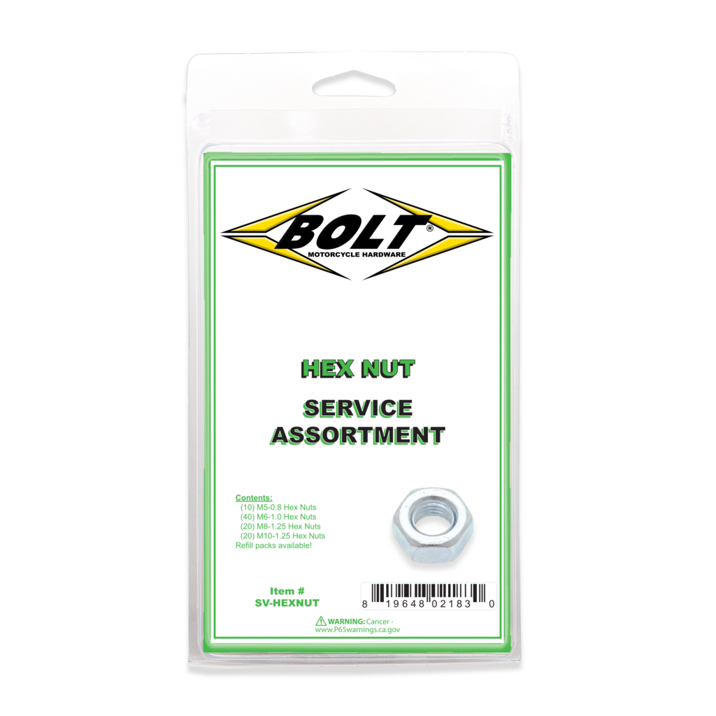 BOLT Hex Nut Assortment 90 Piece Kit — SV-HEXNUT