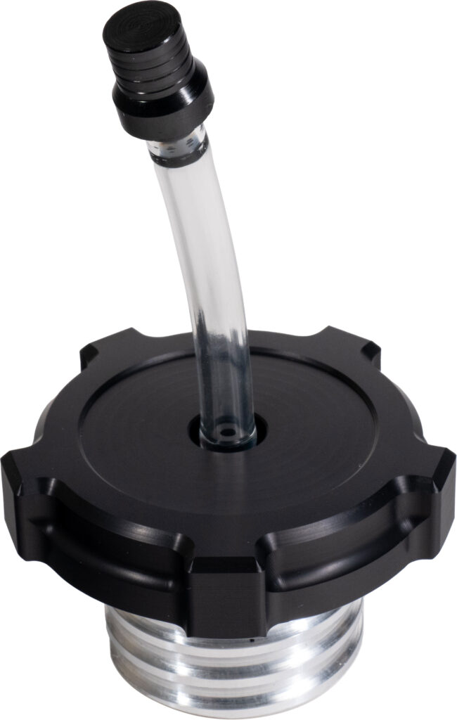 HOFMANN DESIGNS Moto X Gas Cap Rh Non-Vented Black — HDB1035B