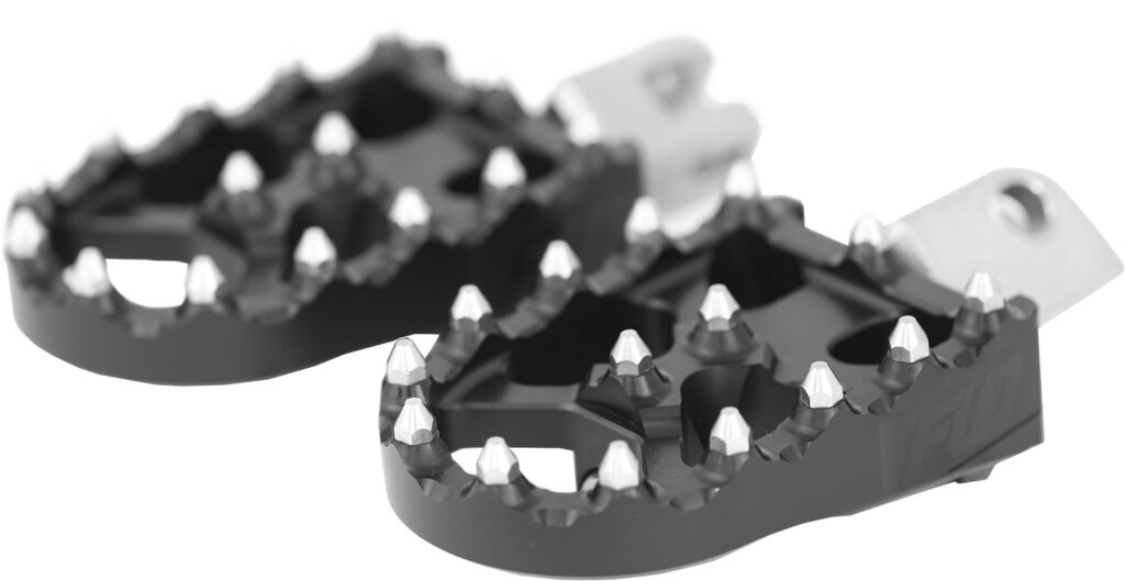 FLO MOTORSPORTS Moto Style Footpeg Set Black FTR 1200 — FPEG-800-4 BLK