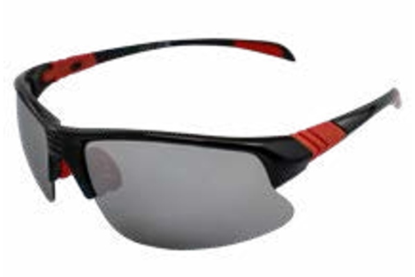 AlterImage Arrow Sunglasses — Red / Black / Flash Mirror