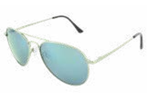 AlterImage Aviator 1 Sunglasses — Silver / Blue G-Tech