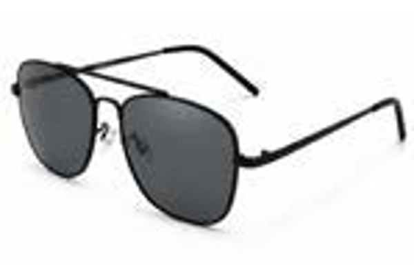 AlterImage Aviator 2 Sunglasses — Black / Smoke