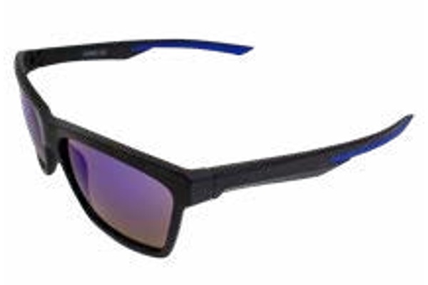 AlterImage Blaze Sunglasses — Matte Black / Blue / Blue G-Tech