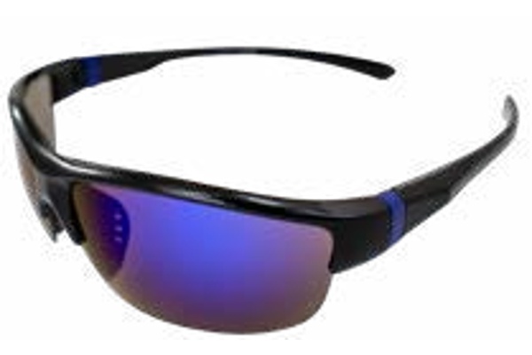 AlterImage Guardian Sunglasses — Gloss Black / Blue / Blue G-Tech