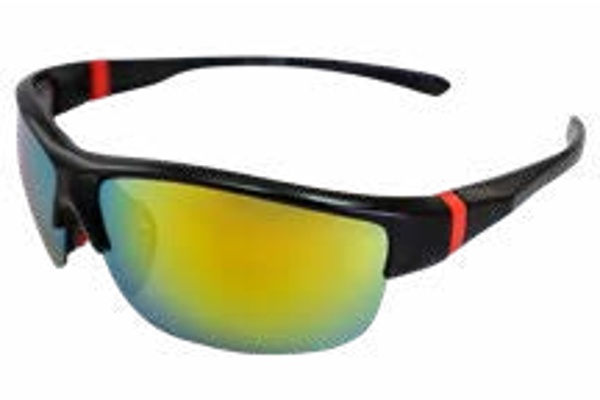 AlterImage Guardian Sunglasses — Gloss Black / Red / Red G-Tech