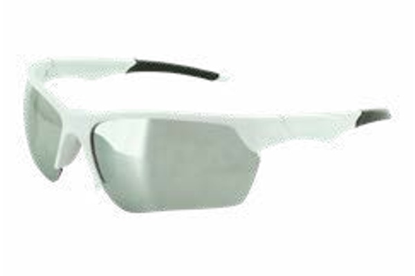 AlterImage Orion Sunglasses — White / Flash Mirror