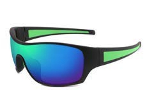 AlterImage Shore Polarized Sunglasses — Black / Green / Marine G-Tech
