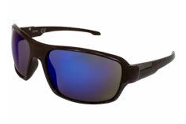 AlterImage Slick Sunglasses — Matte Brown / Blue G-Tech