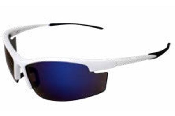 AlterImage Venture Sunglasses — Matte White / Blue G-Tech