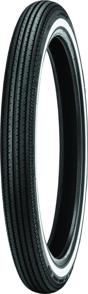 Shinko 270 Front Tire — 3.00-21 57S, White Wall, Whitewall