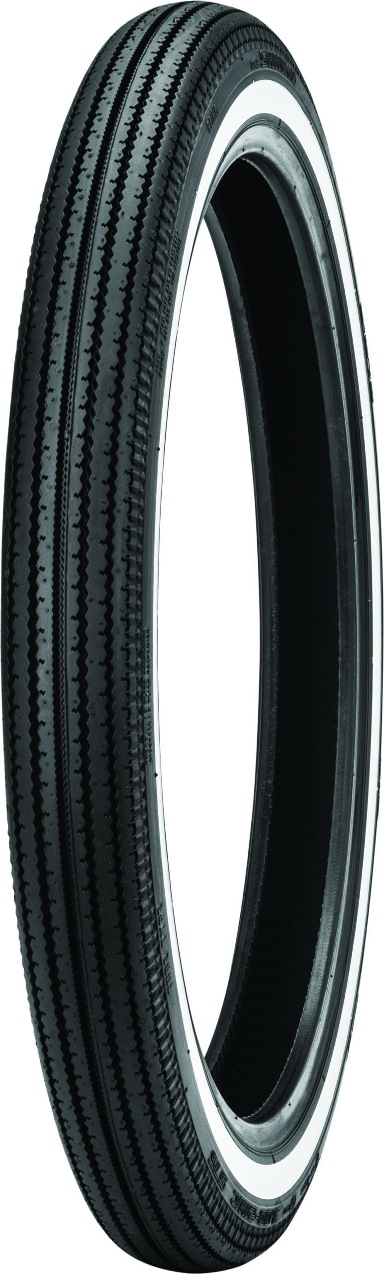 Shinko 270 Front Tire — 3.00-21 57S, White Wall, Whitewall