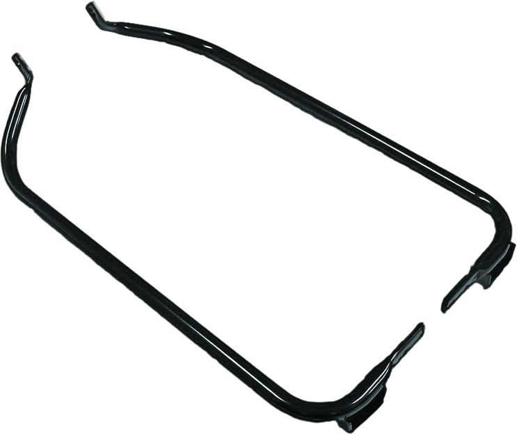 HARDDRIVE Saddlebag Support Kit Black FLT 1997–2008 — 302265