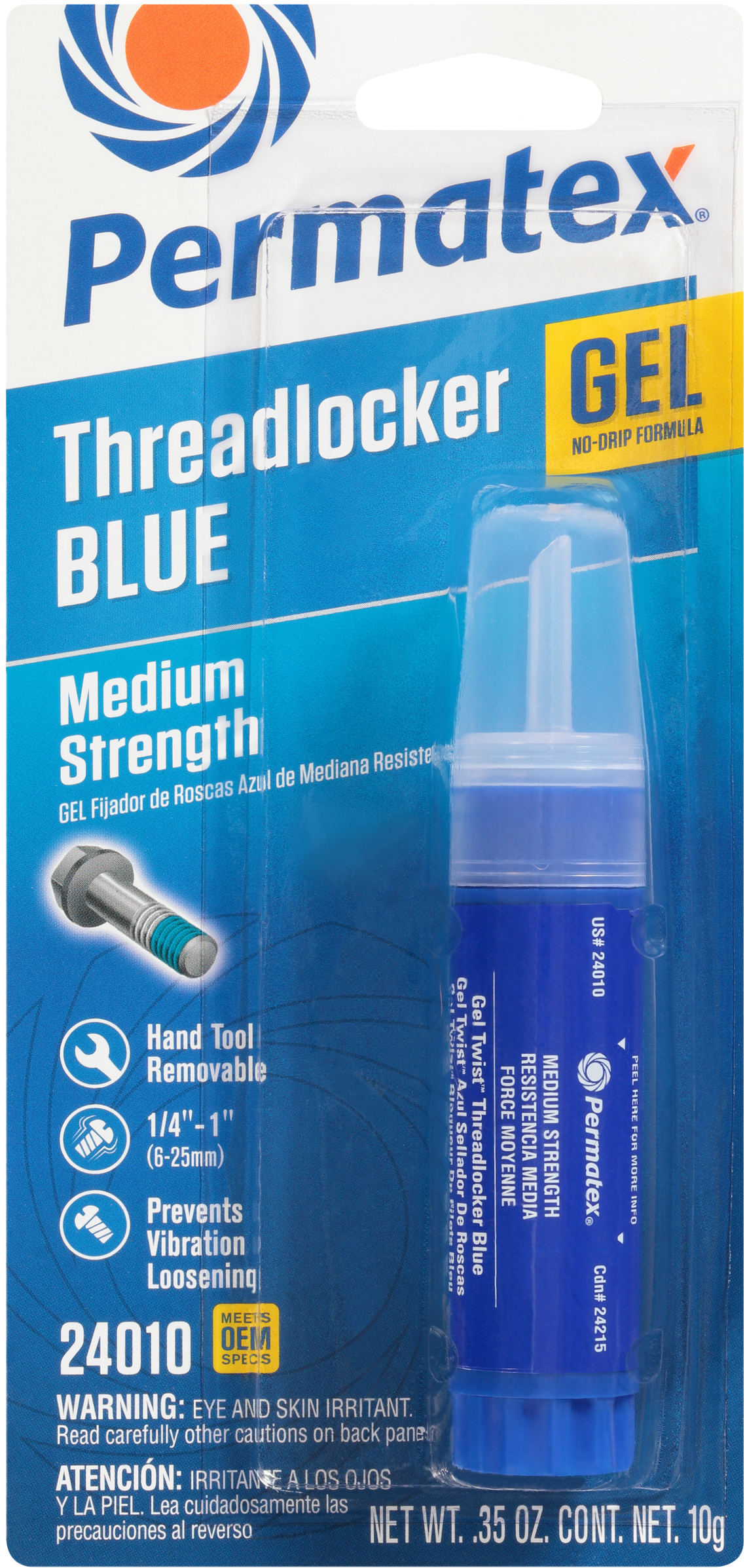 PERMATEX Threadlocker Blue Gel 10G