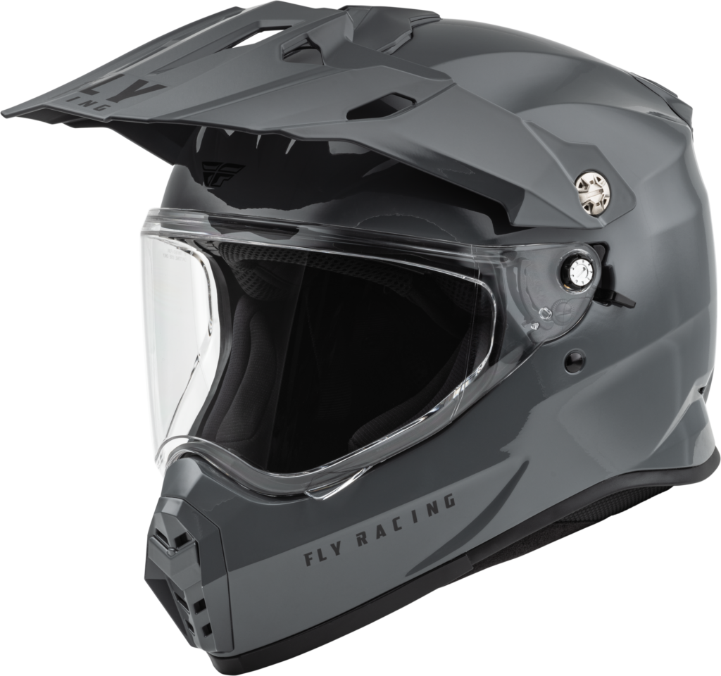 FLY RACING Trekker Solid Helmet (2024) — Grey