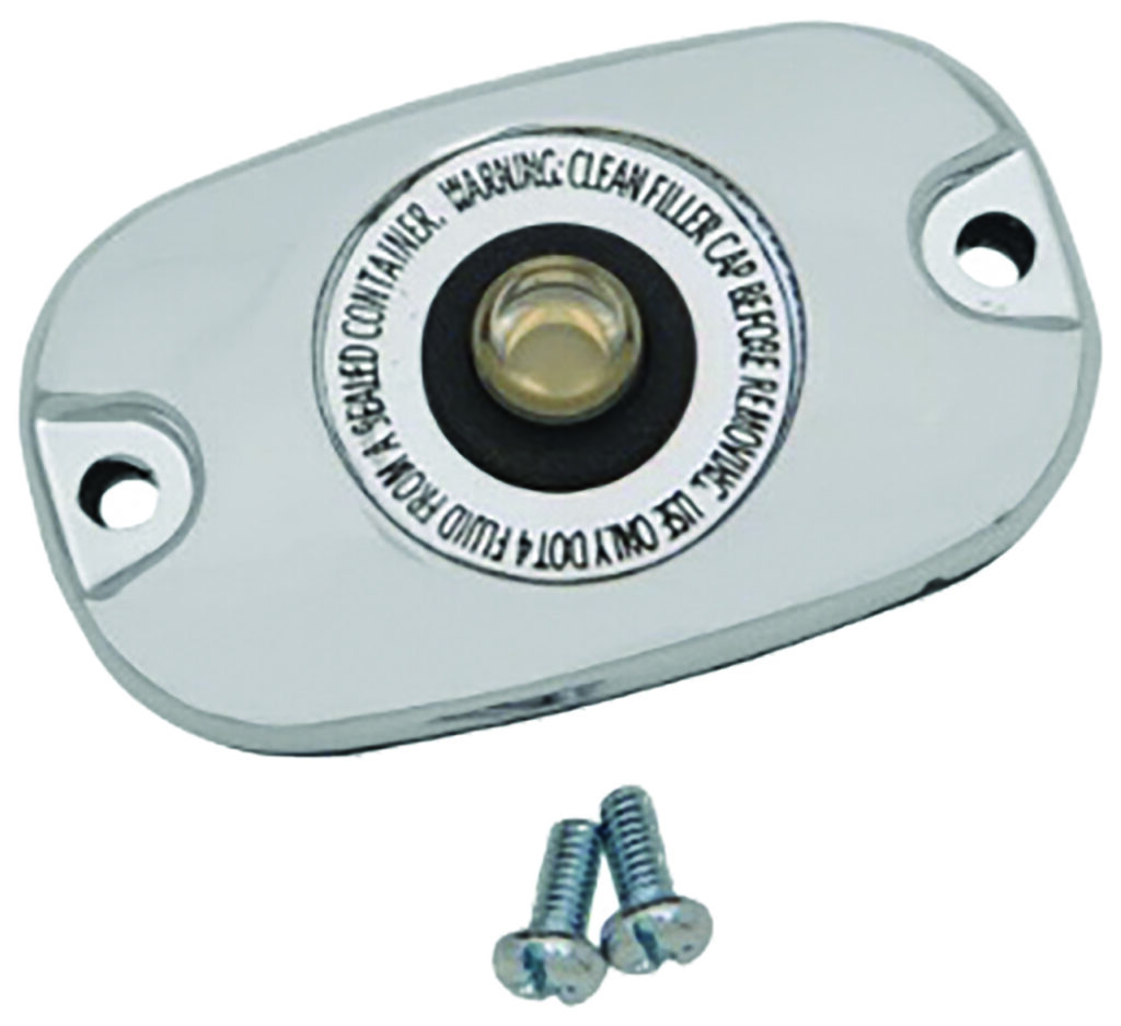 HARDDRIVE Rear Brake Master Cylinder Cover Touring 2008–2020 — 053742