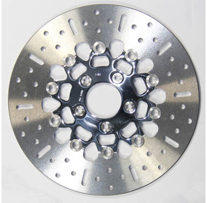 EBC V-Twin Brake Rotor 11.8" Md518 Black 10-Spoke