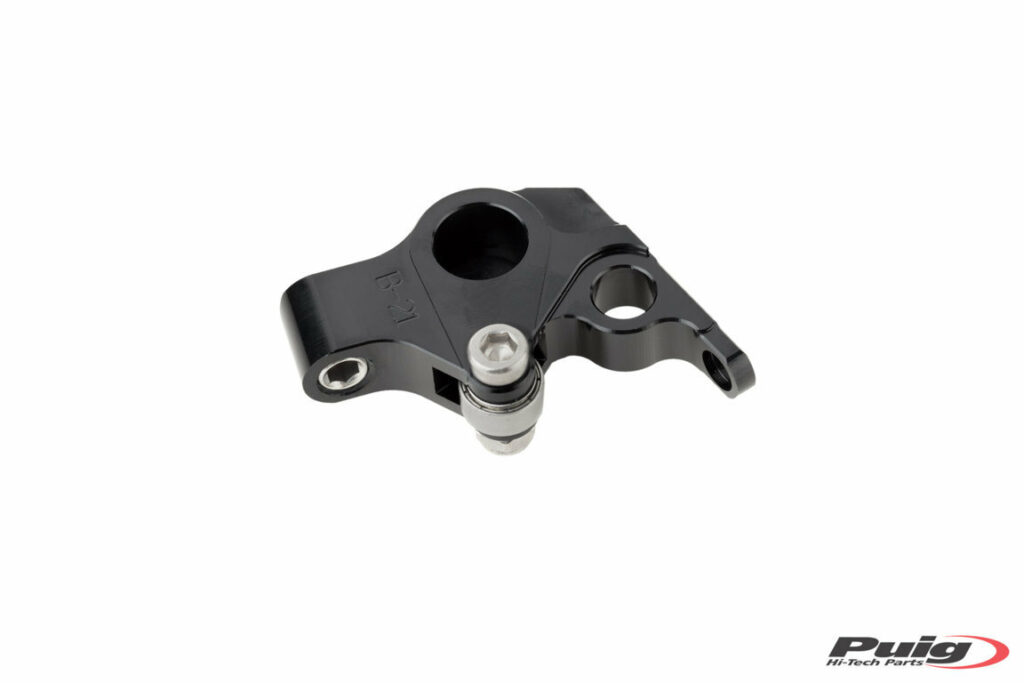 PUIG Lever Adapter Brake/Clutch Black — 5444N