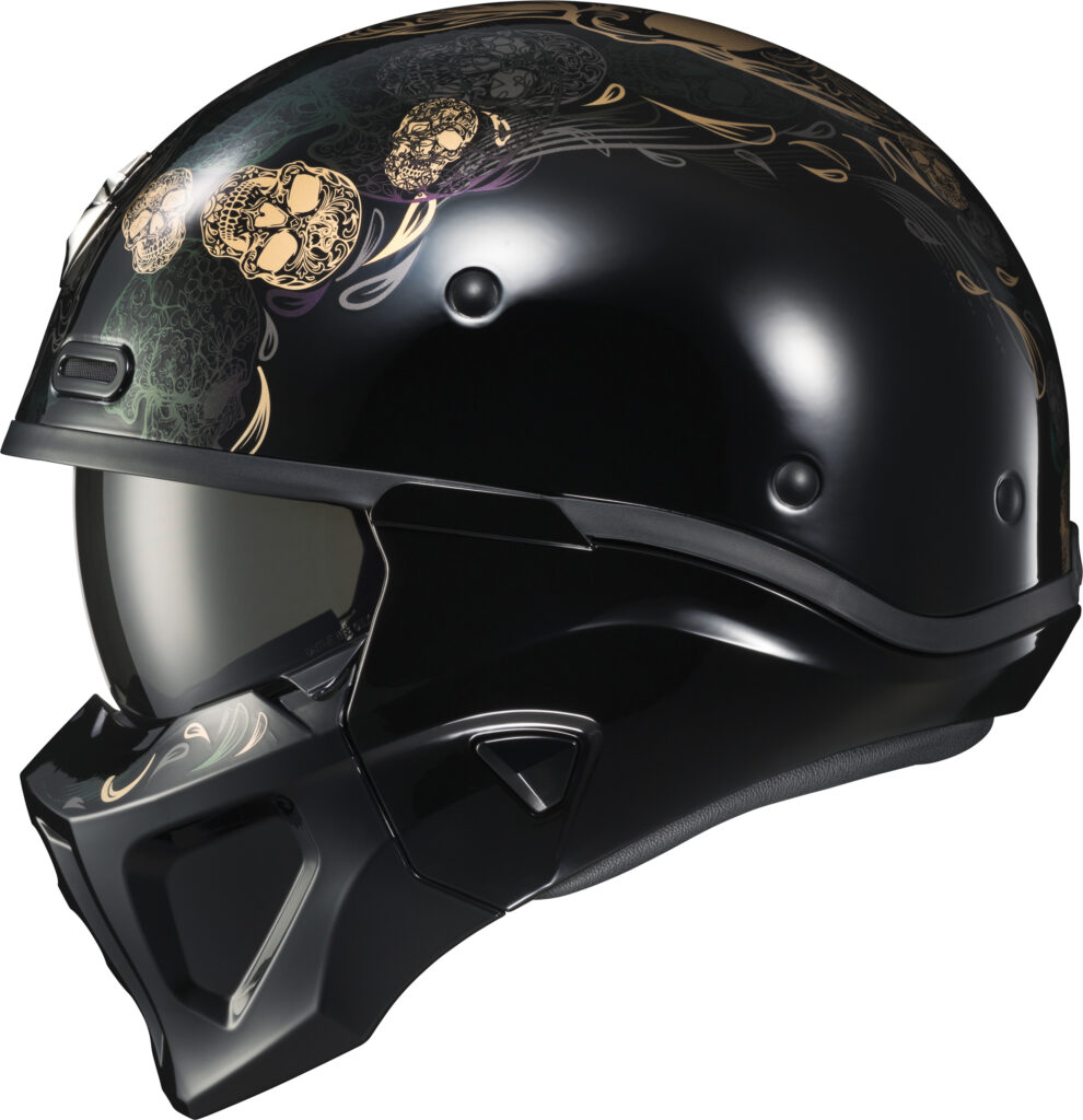 SCORPION EXO COVERT X KALAVERA Open-Face Helmet — Black