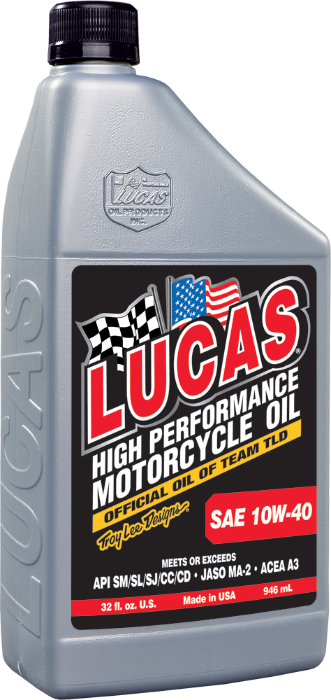 LUCAS High Performance Oil 10W-40 4T 1 Qt (Sold Each)