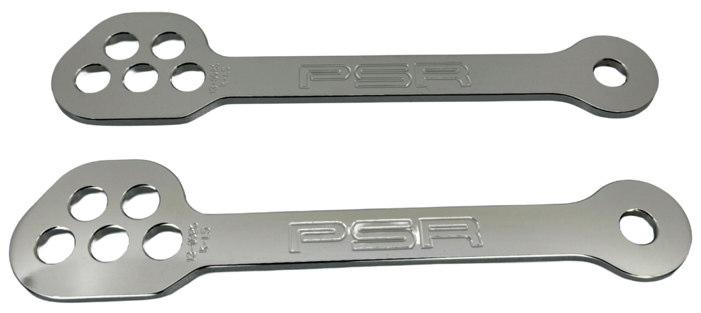 PSR Lowering Link Stk/1.5"-3.5" Drop Silver Kaw — 04-00755-21