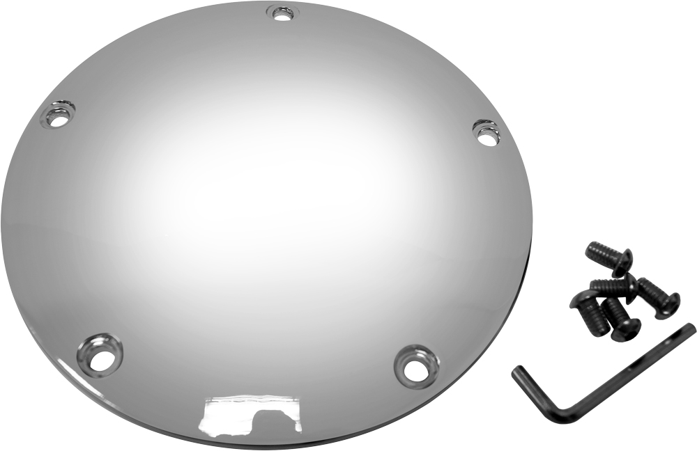 HARDDRIVE Dome Derby Cover Chrome Big Twin 1999–2016 — 37-044