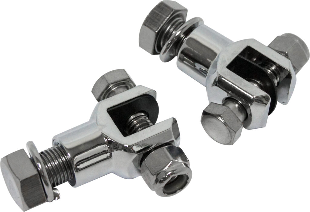 HARDDRIVE Footpeg Clevis Mounts Chrome 1/2"-20 Thread
