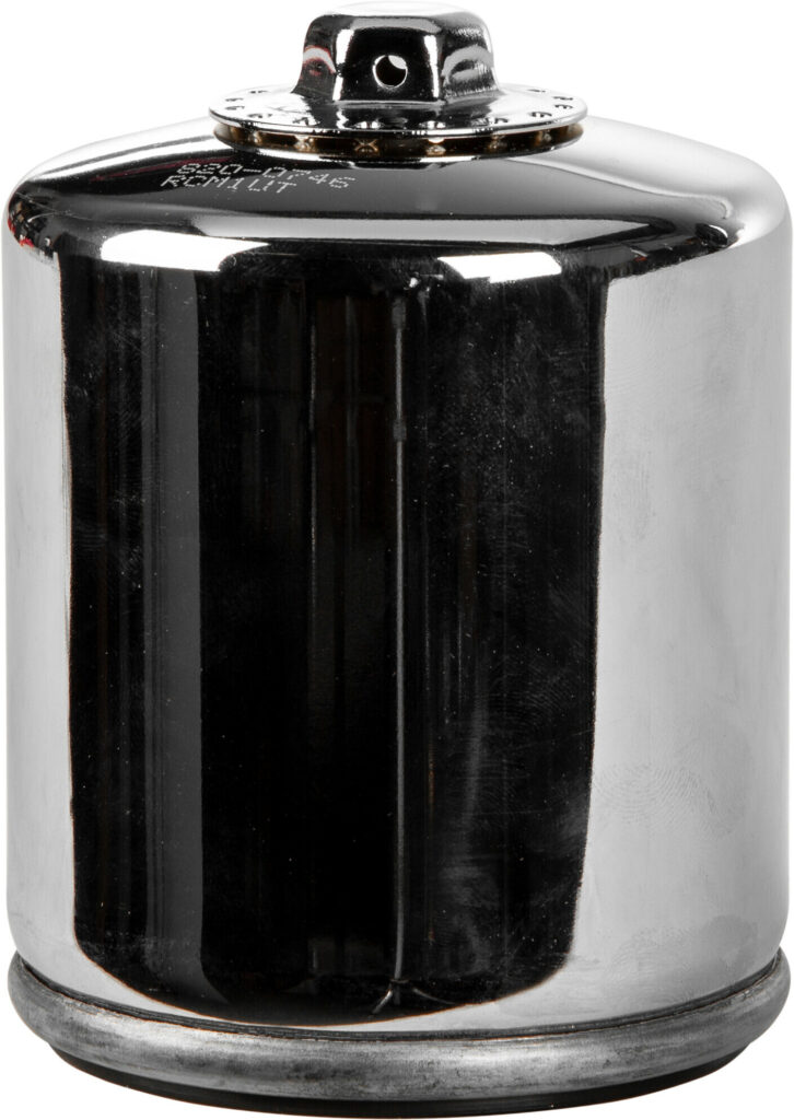 HARDDRIVE Oil Filter M8 Chrome W/Nut 171Xcn OE 62700297