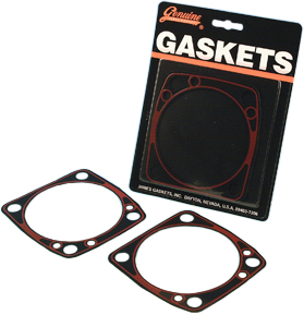 JAMES GASKETS Gasket Cyl Base Front/Rear Metal W/Bead 2/Pk 16777-94