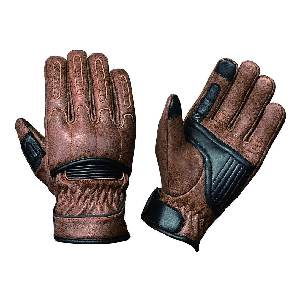 Unik Motogrip - Men's Leather Motorcycle Gloves