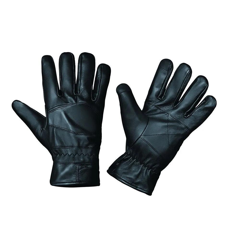 Unik SteadyGrip - Men's Leather Motorcycle Gloves