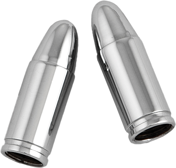 HARDDRIVE Valve Stem Caps Chrome Bullet Pr — W99-6210