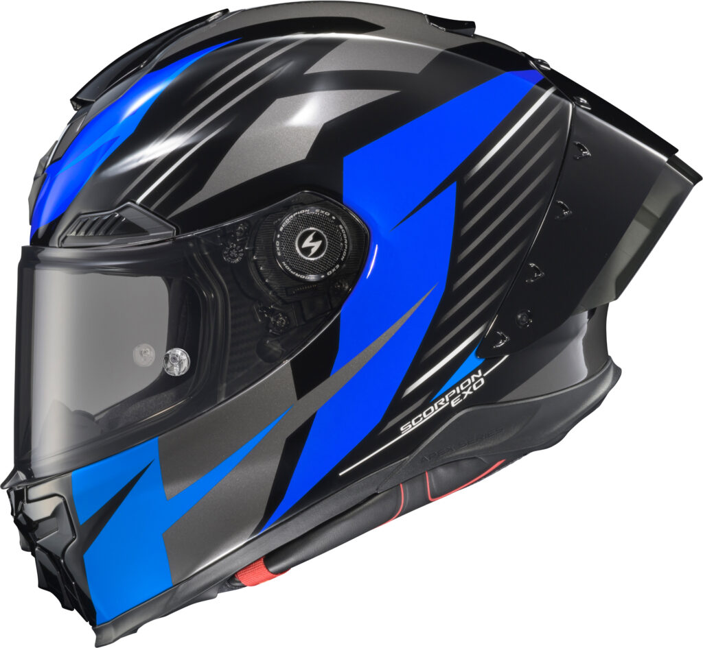 SCORPION EXO EXO-WARP DILITHIUM Full-Face Helmet — Black/Blue