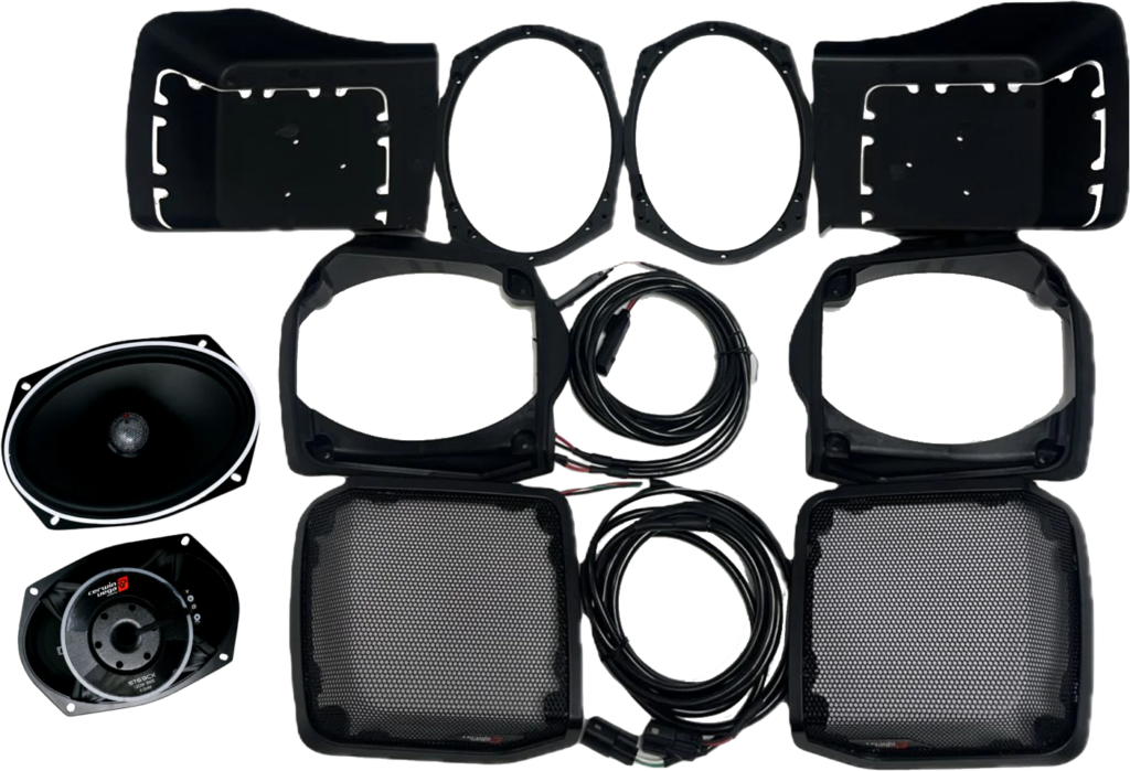 CERWIN VEGA 6"X9" Cut In Lid Kit with Ph694 Flh/T 2014-2023 Bags — RPMPH694LK